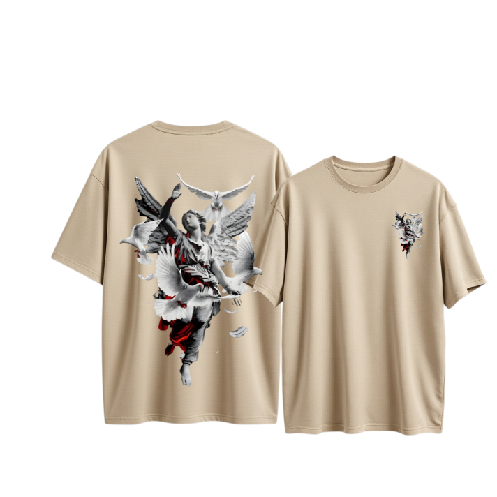 Camiseta oversize Estampado Personalizado En Algodon #01