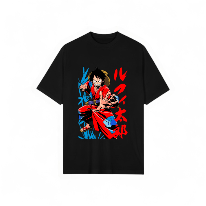 Camiseta Estampado de monkey d' luffy