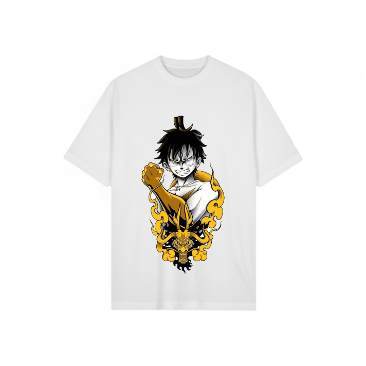 Camiseta Estampado de monkey luffy