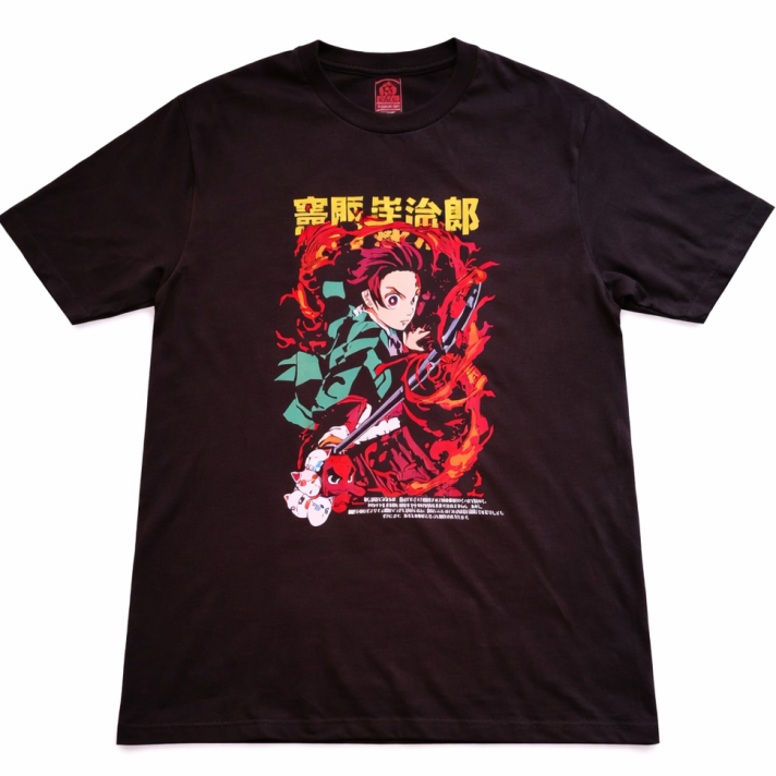 Camiseta Estampado de Tanjiro