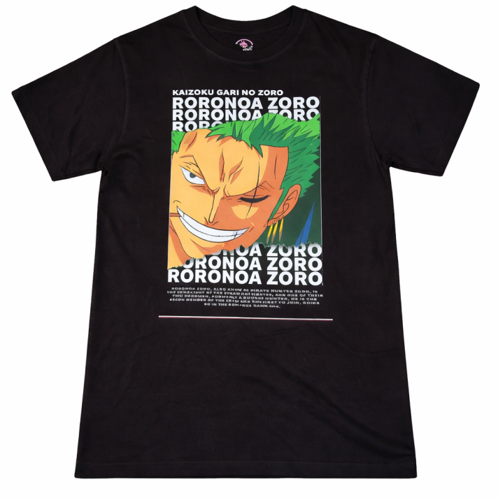Camiseta Estampado de Roronoa Zoro
