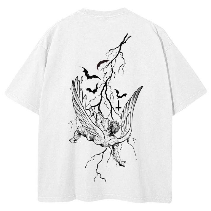 Camiseta oversize Estampado Personalizado En Algodon #09