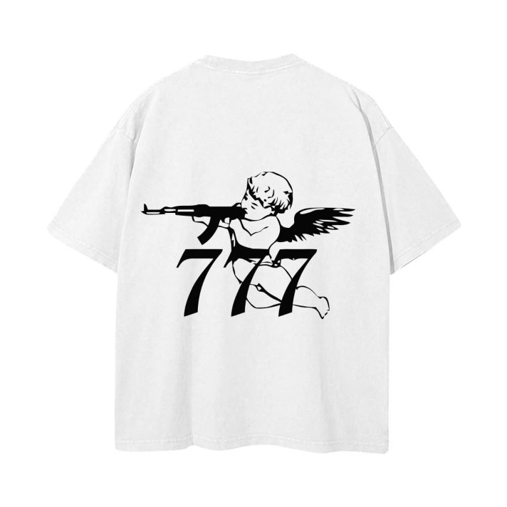 Camiseta oversize Estampado Personalizado En Algodon #10