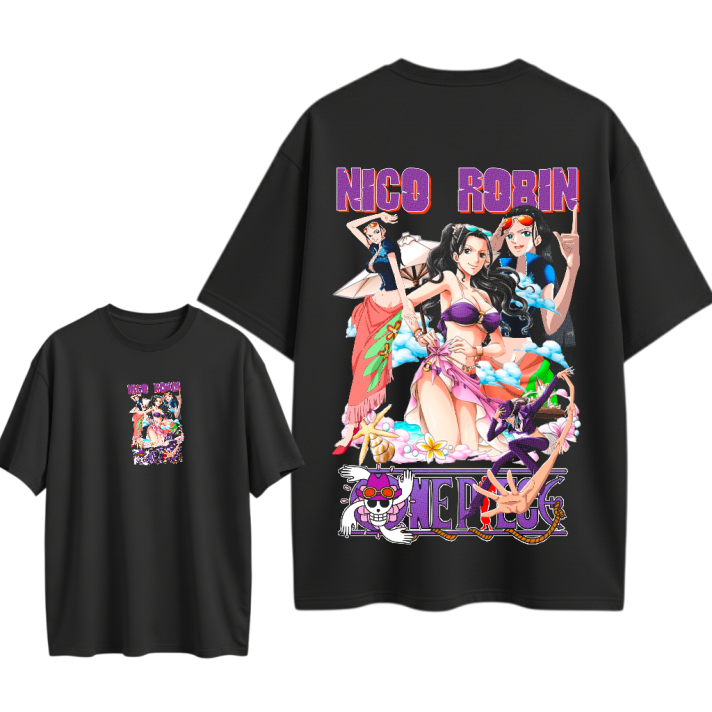 Camiseta oversize Estampado Personalizado En Algodon #06