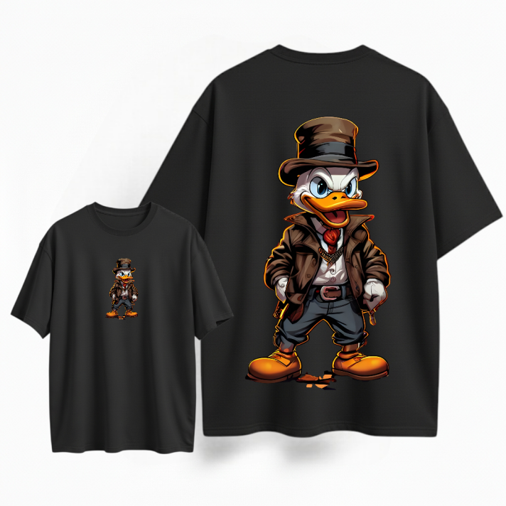 Camiseta oversize Estampado Personalizado En Algodon #21