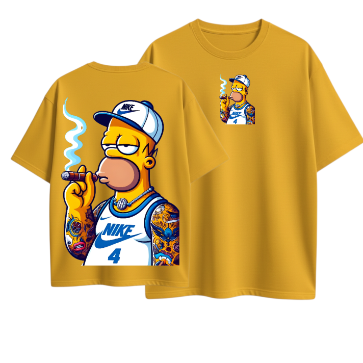 Camiseta oversize Estampado Personalizado En Algodon #23