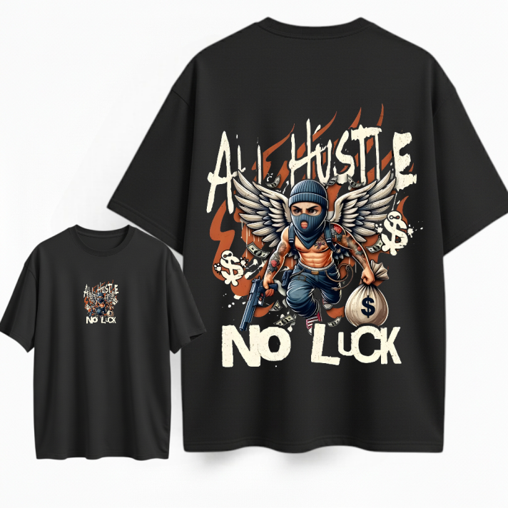 Camiseta oversize Estampado Personalizado En Algodon #24