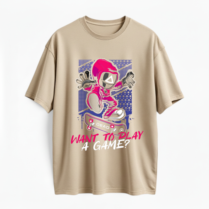 Camiseta oversize Estampado Personalizado En Algodon #27