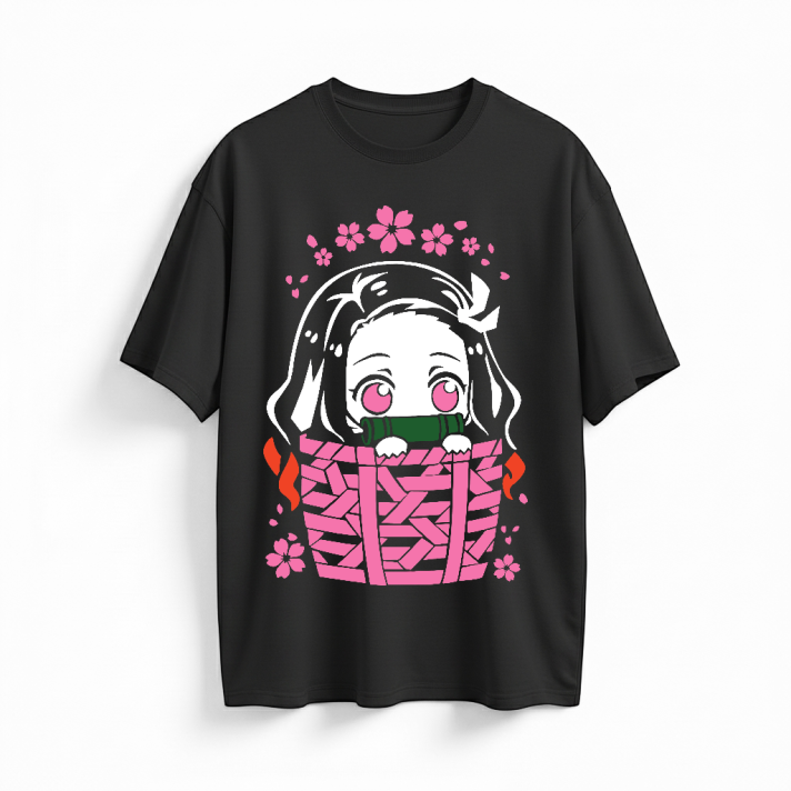 Camiseta oversize Estampado Personalizado En Algodon # 32