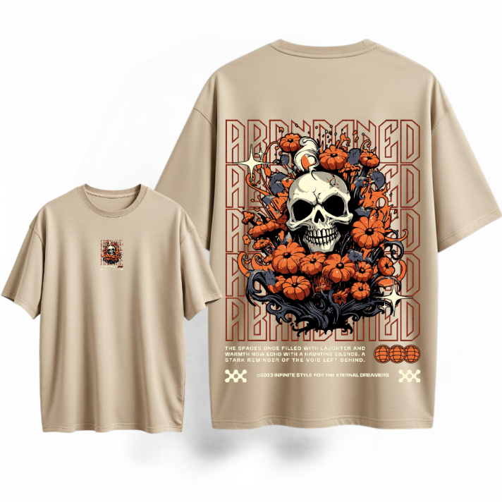 Camiseta oversize Estampado Personalizado En Algodon # 44