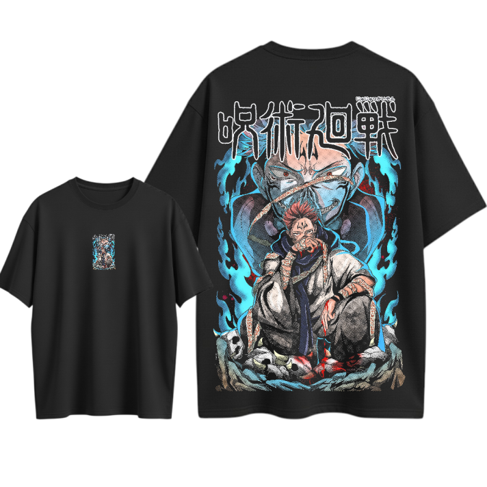 Camiseta oversize Estampado Personalizado En Algodon # 54