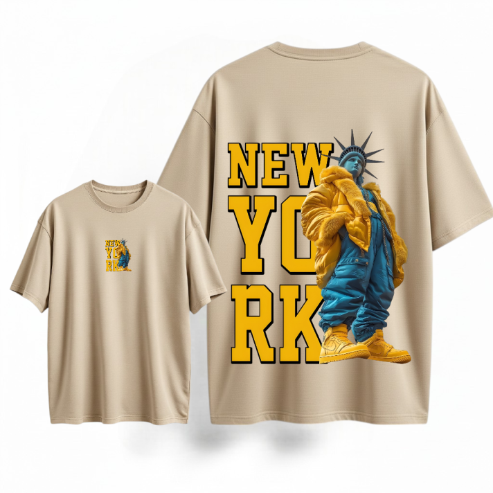 Camiseta oversize Estampado Personalizado En Algodon #3