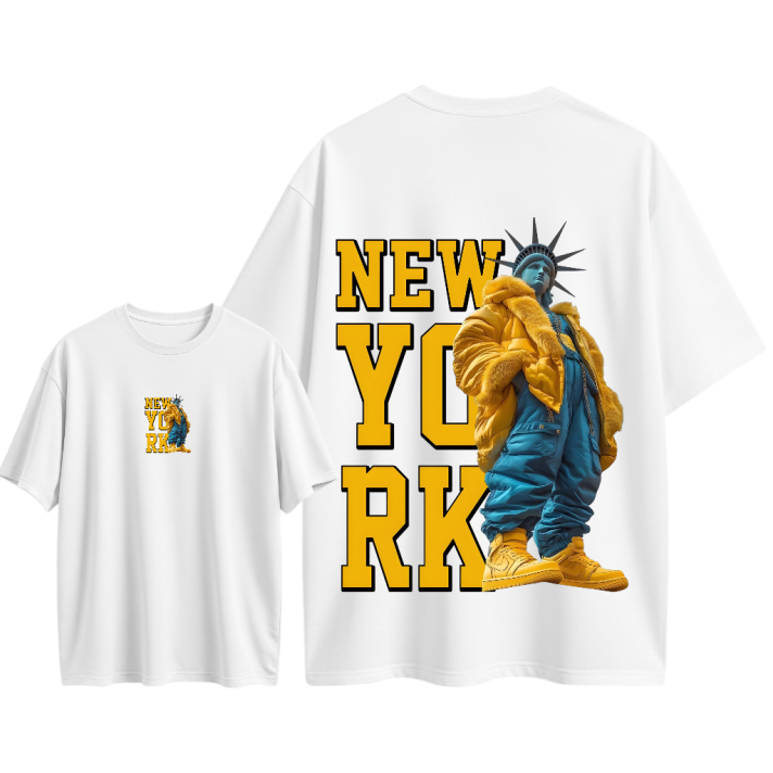 Camiseta oversize Estampado Personalizado En Algodon # 59