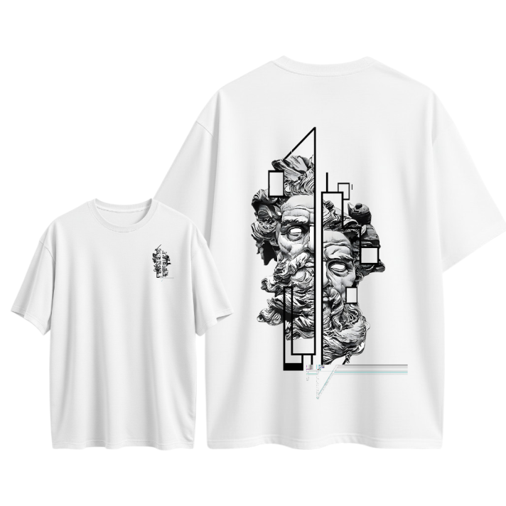 Camiseta oversize Estampado Personalizado En Algodon # 63