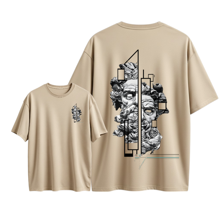 Camiseta oversize Estampado Personalizado En Algodon # 64